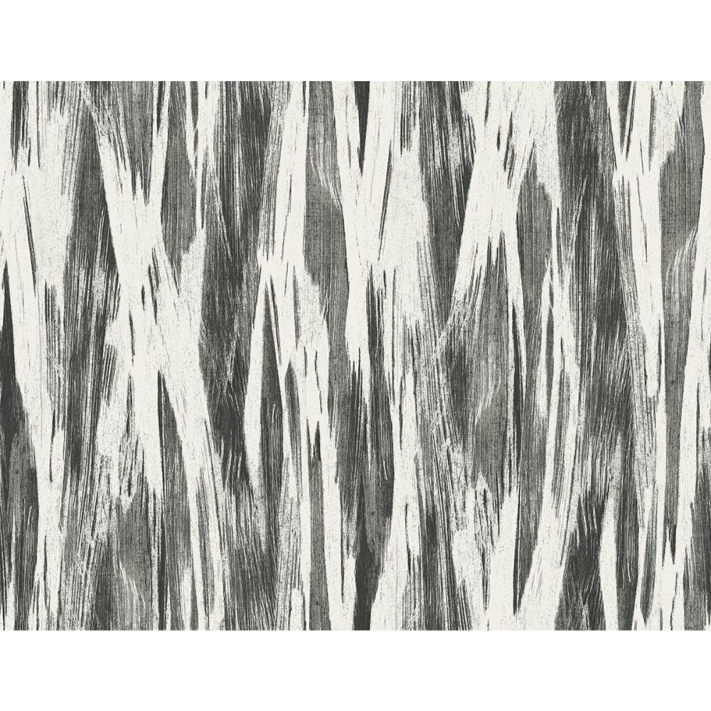 Casa Mia Wallpaper RM40400 Crackle Texture Wallaper In White, Black