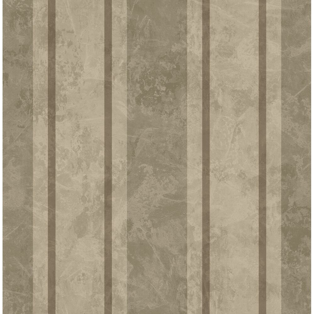 Casa Mia Wallpaper RM41306 Stripes Wallaper In Soft Brown, Dark Brown