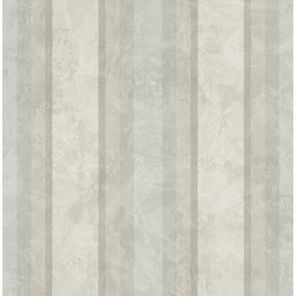Casa Mia Wallpaper RM41308 Stripes Wallaper In Soft Grey, Grey, Beige