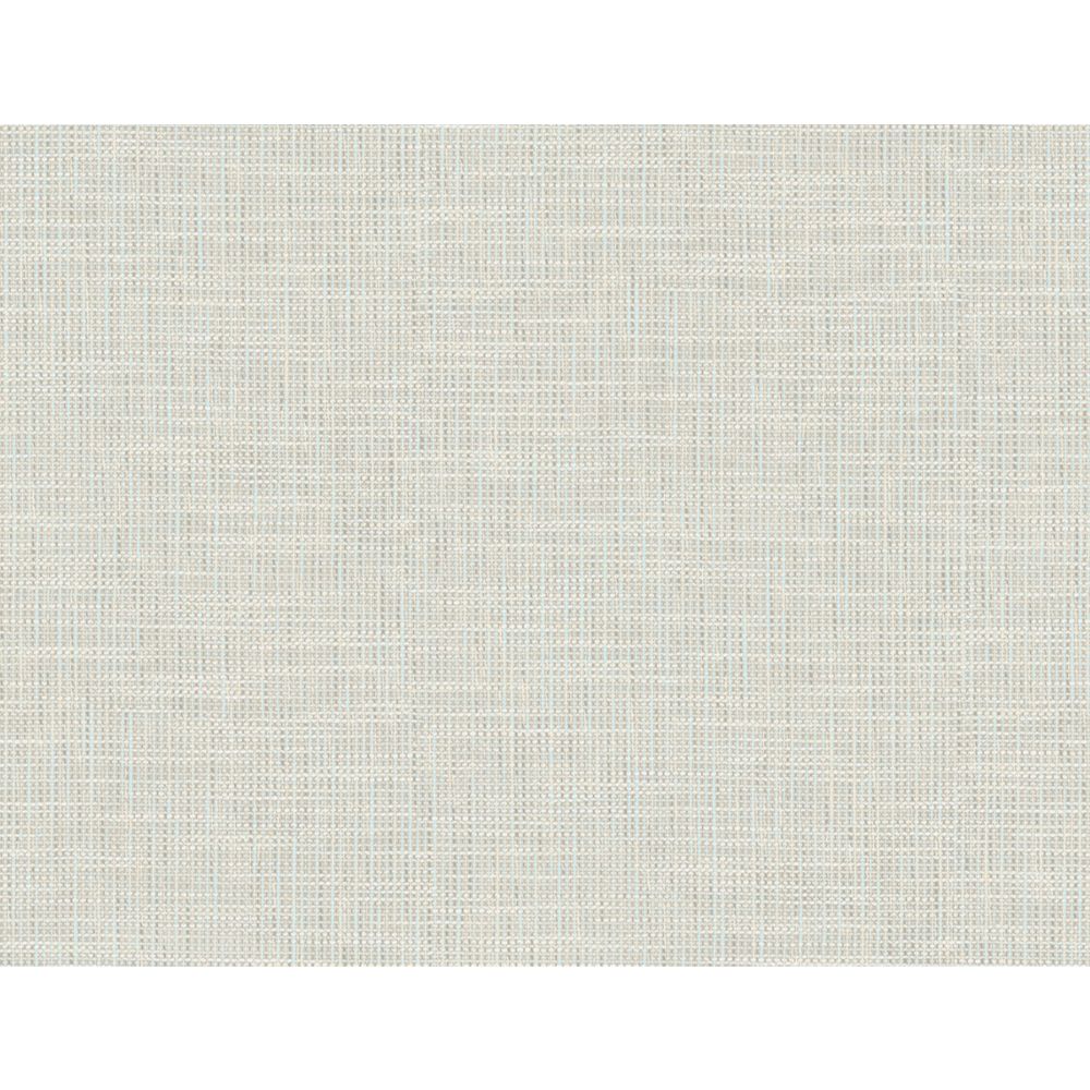 Casa Mia Wallpaper RM70708 Grasscloth Effect Wallpaper In Soft White