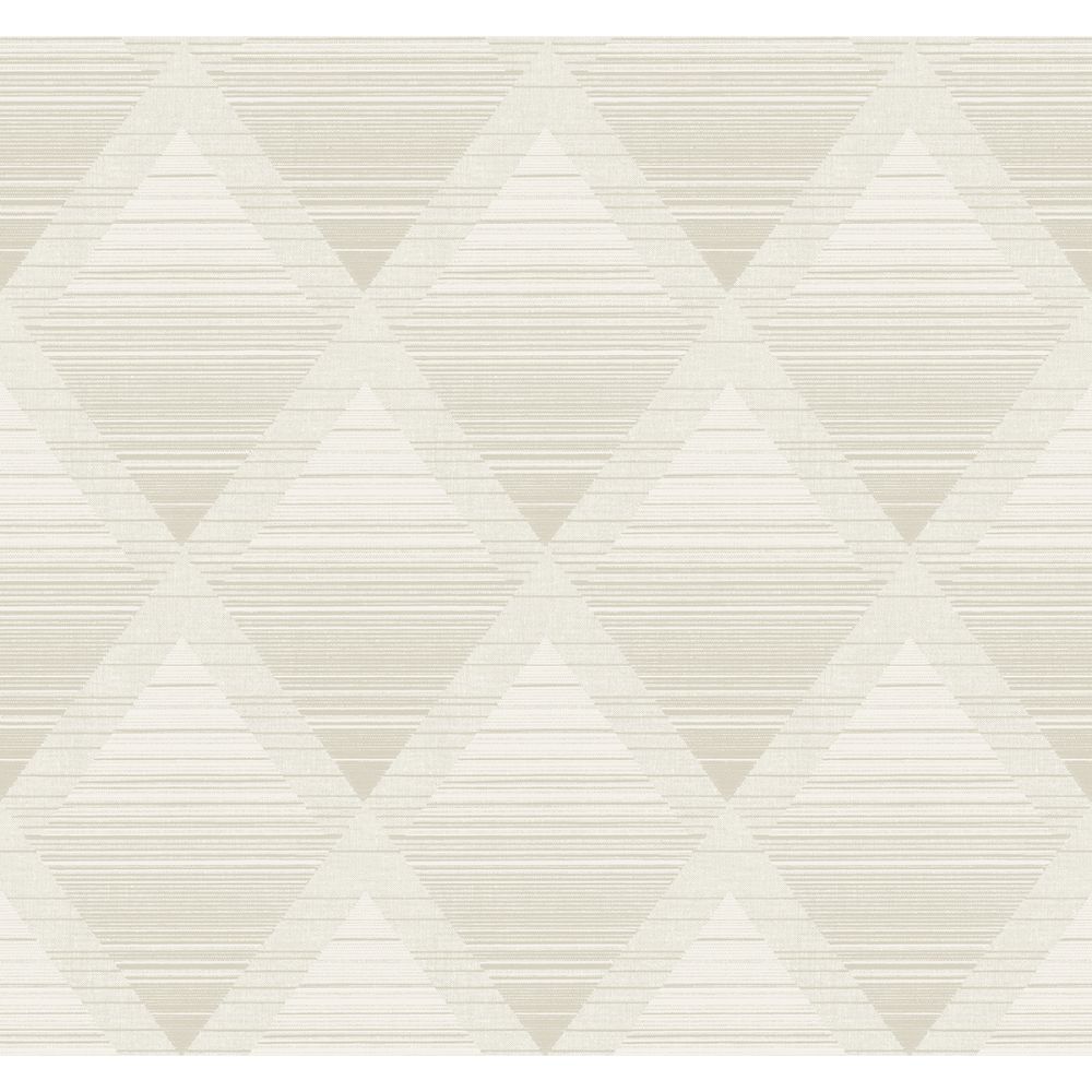 Casa Mia Wallpaper RM70805 Metallic Rhombus Wallpaper In Cream