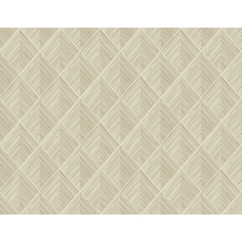 Casa Mia Wallpaper RM71005 3d Piramid Grasscloth Wallpaper In Send