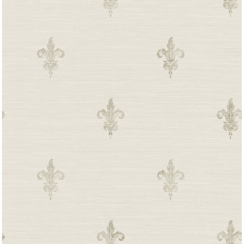 Casa Mia Wallpaper RM80802 French Lily Wallpaper In Grey