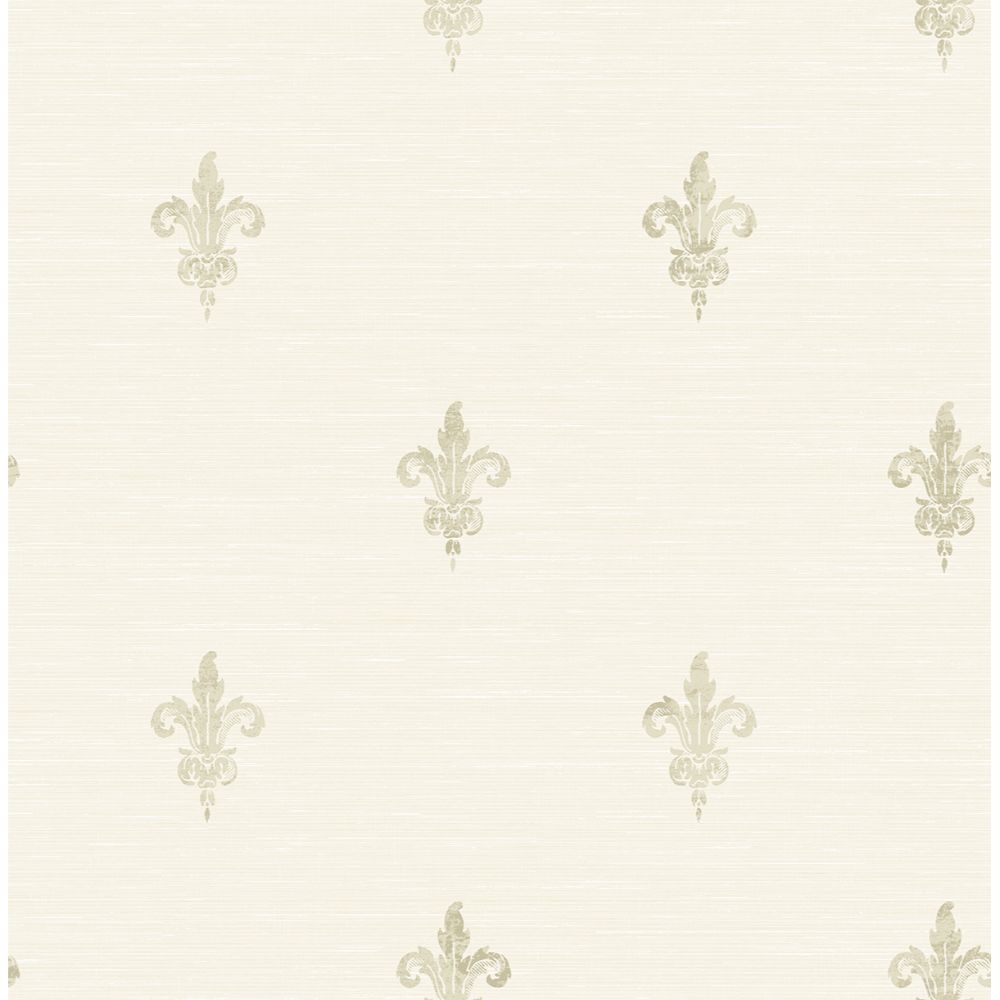 Casa Mia Wallpaper RM80807 French Lily Wallpaper In Cream, Send