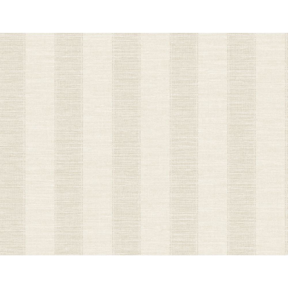 Casa Mia Wallpaper RM81305 Textile Stripes Wallpaper In White, Cream