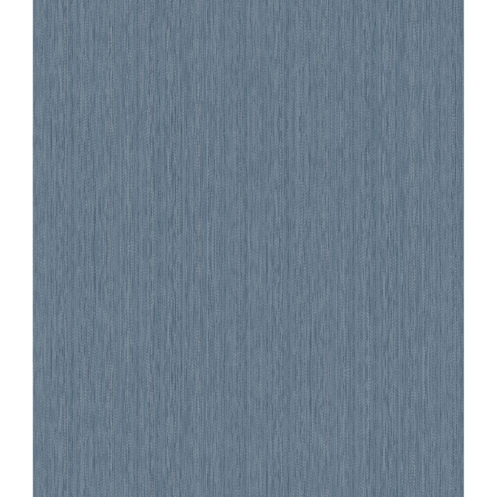 Casa Mia WF20312 Amber Textile Effect Vertical  Wallpaper in Blue