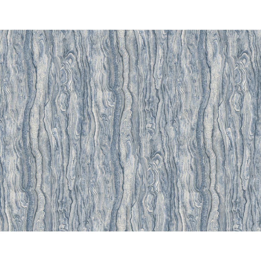 Casa Mia WF20402 Amber Marble Texture Wallpaper in Blue
