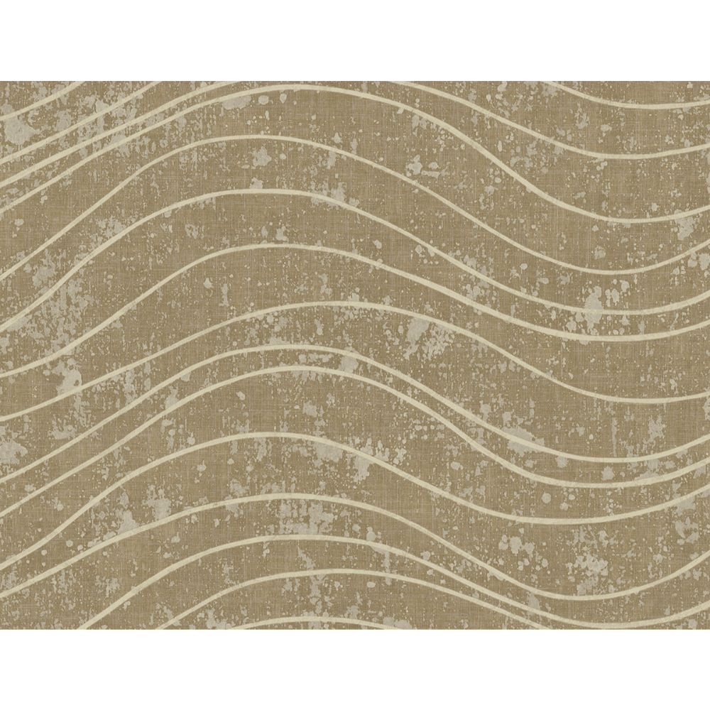 Casa Mia WF20806 Amber Waves Effect Wallpaper in Brown & Beige