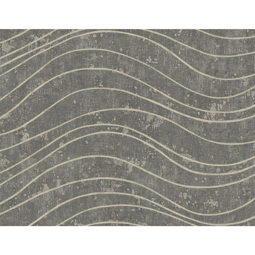 Casa Mia WF20808 Amber Waves Effect Wallpaper in Grey & Beige