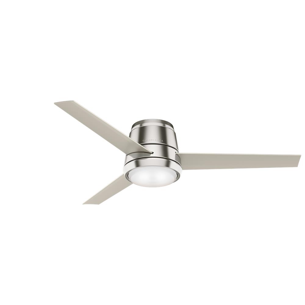 Casablanca 59573 Commodus with LED Light 54 inch in Brushed Nickel