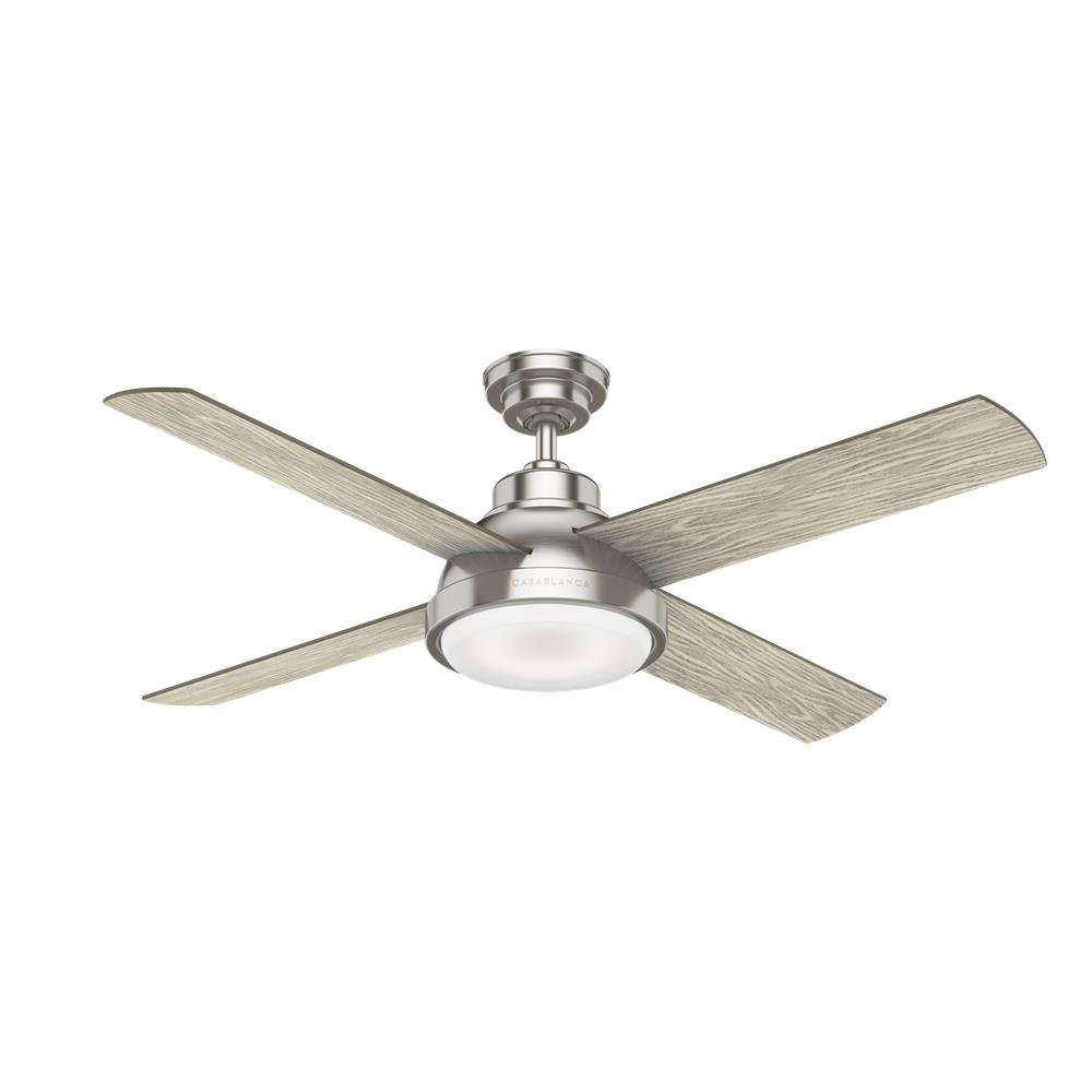 Casablanca 59433 Levitt with LED Light 54 inch in Brushed Nickel