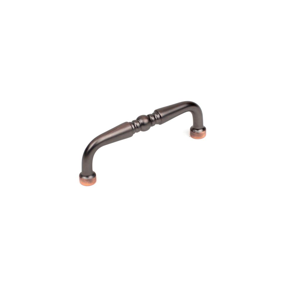 Century Hardware 03866-OBH 3" C.c. Pull In Oil Rubbed Bronze With Copper Highlights