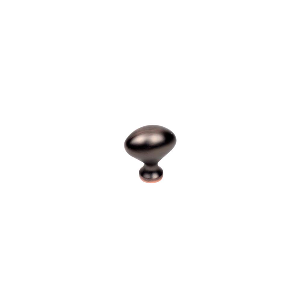 Century Hardware 05127-OBH 1-1//4" Oval Knob In Satin Nickel