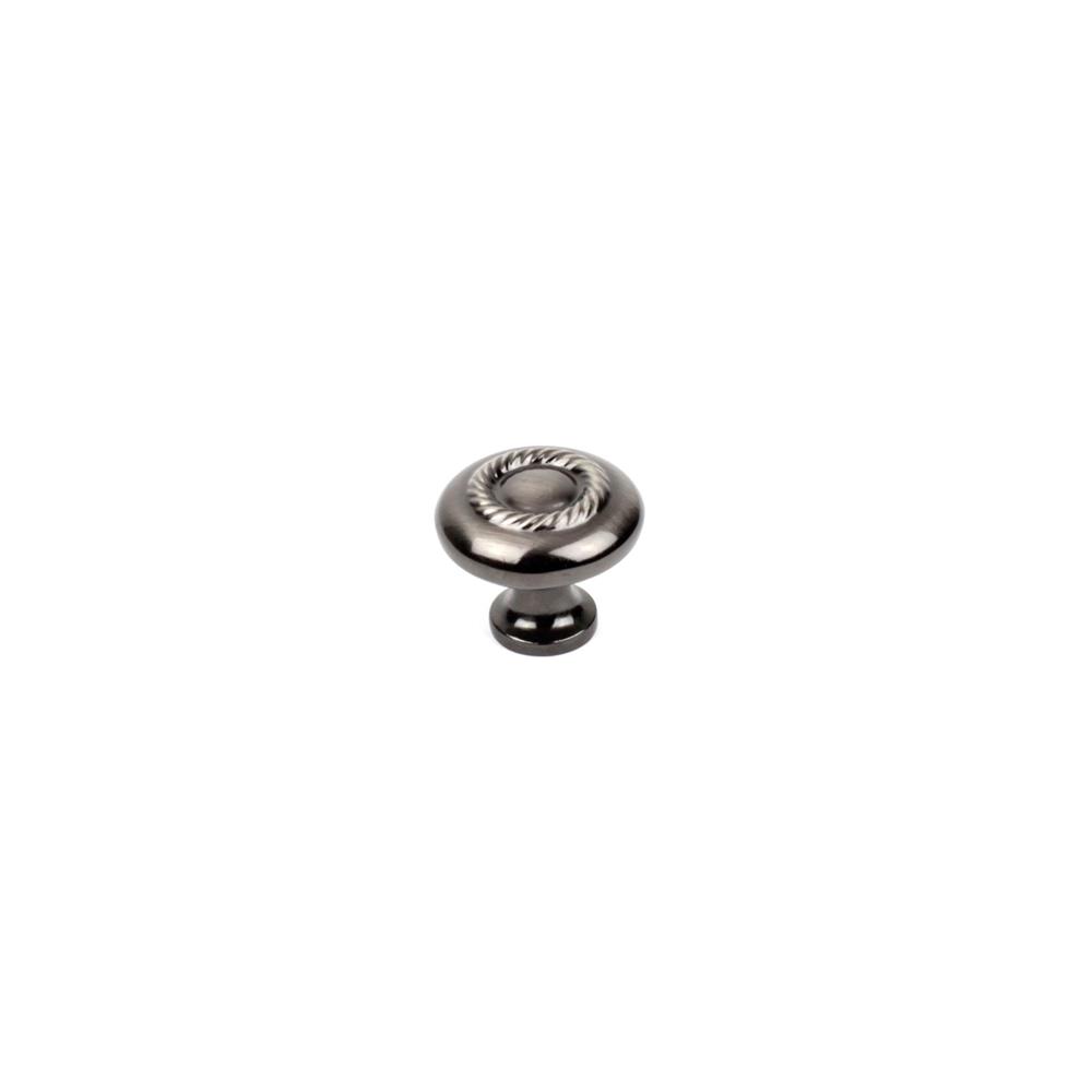Century Hardware 06031-BNB 1-1//4" Round Knob In Brushed Black Nickel