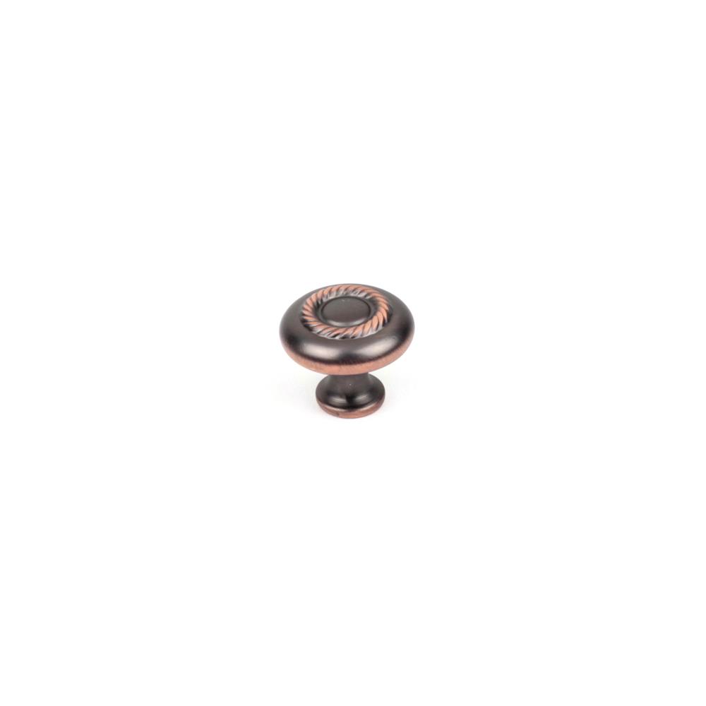 Century Hardware 06031-OBH 1-1//4" Round Knob In Oil Rubbed Bronze With Copper Highlights
