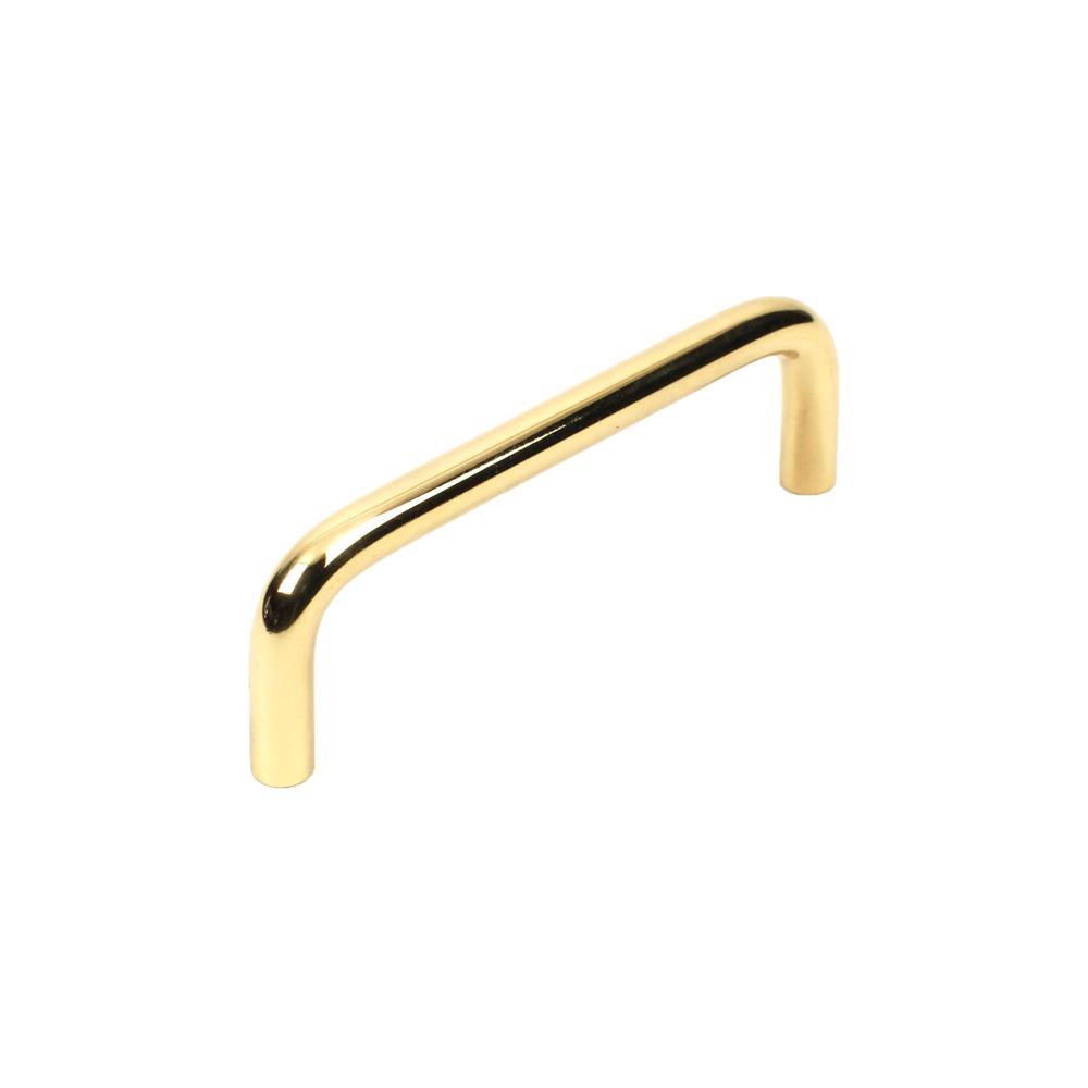 Century Hardware 10036-3 Solid Brass, Wire Pull, 96Mm c.c. Polished Brass