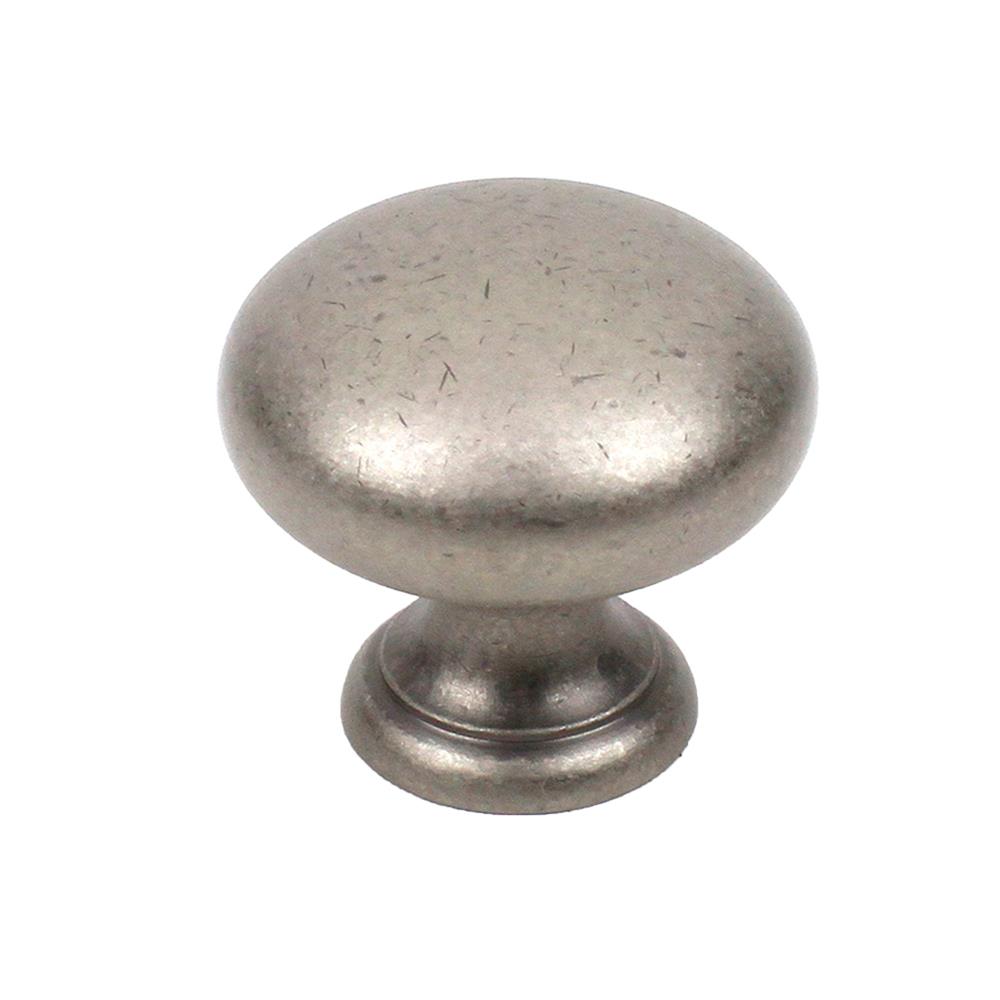 Century Hardware 11905-Ap Solid Brass, Knob, 1-1/4 in. Dia. Aged Pewter