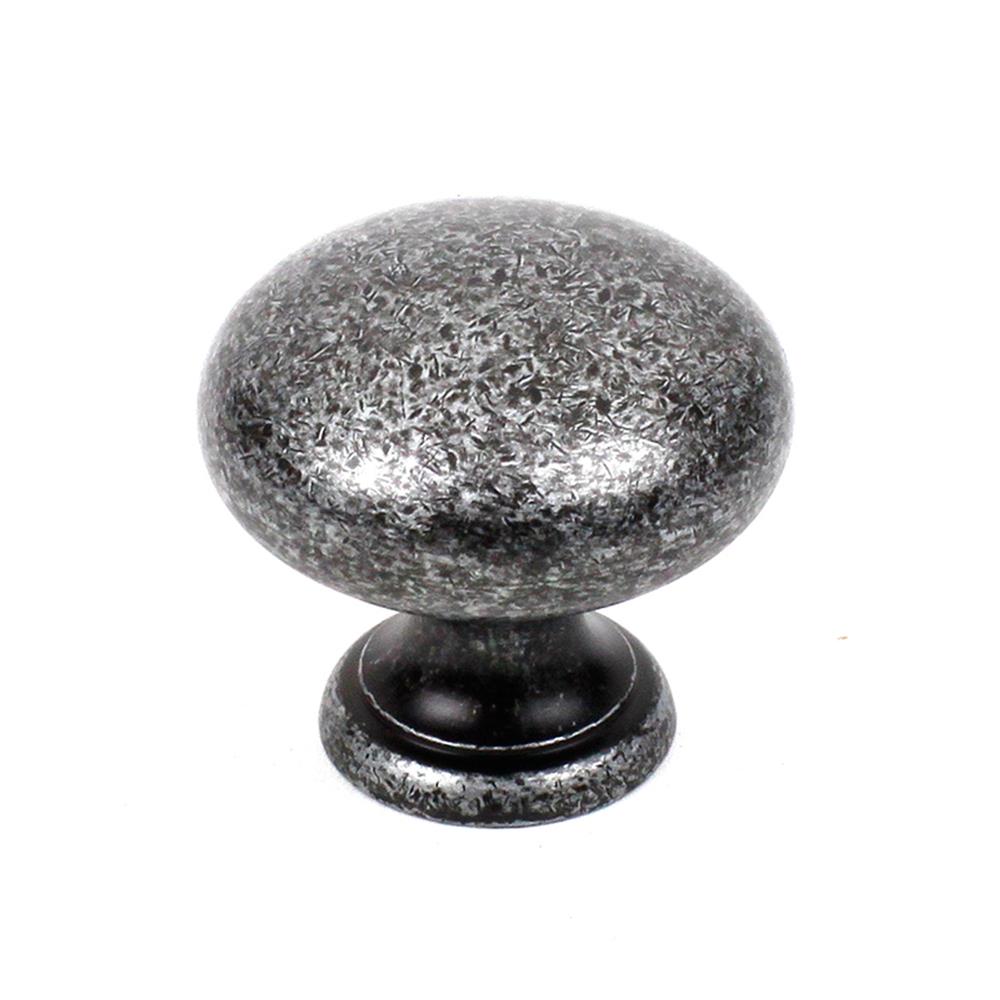 Century Hardware 11905-As Solid Brass, Knob, 1-1/4 in. Dia. Aged Silver