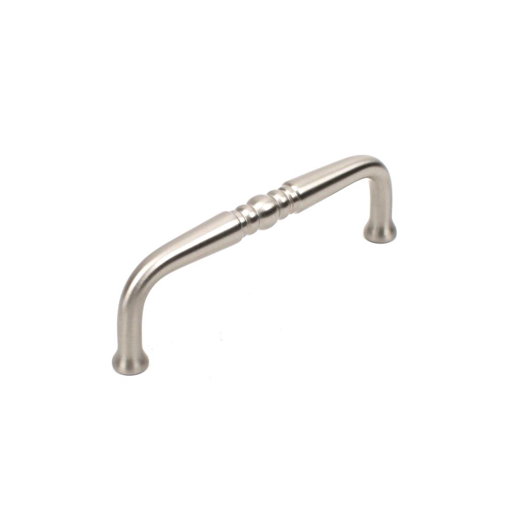 Century Hardware 12355-DSN Solid Brass, Pull, 3-1/2 inch c.c. Dull Satin Nickel in the Plymouth collection
