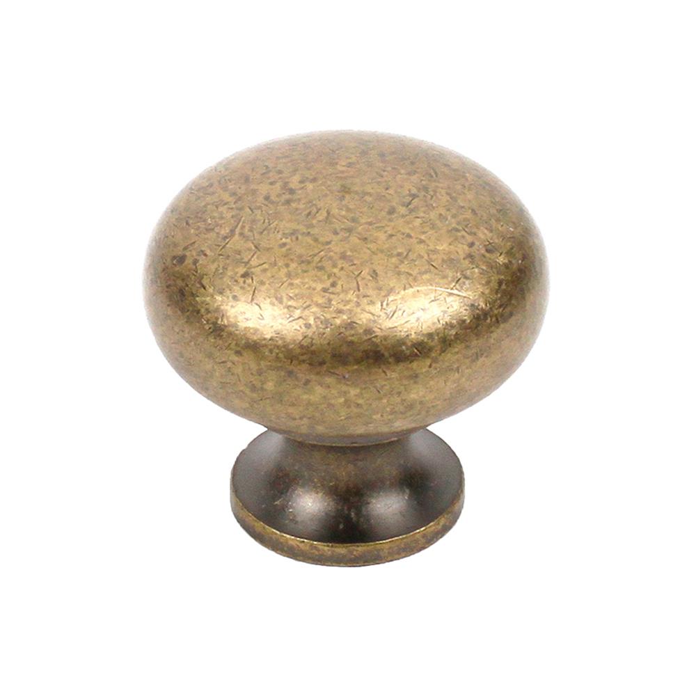Century Hardware 12405-3B Solid Brass, Knob, 1-1/4 inch diameter Aged English in the Hartford collection
