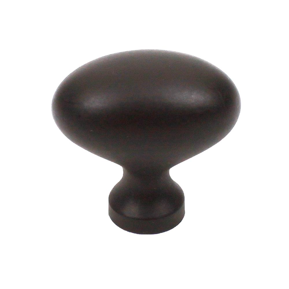 Century Hardware 13117-10B Solid Brass, Knob, 1-3/8 inch diameter Oil Rubbed Bronze in the Plymouth collection