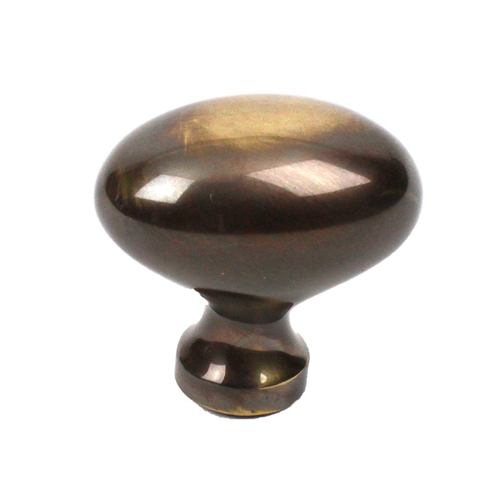 Century Hardware 13117-PA Solid Brass, Knob, 1-3/8 inch diameter Polished Antique in the Plymouth collection