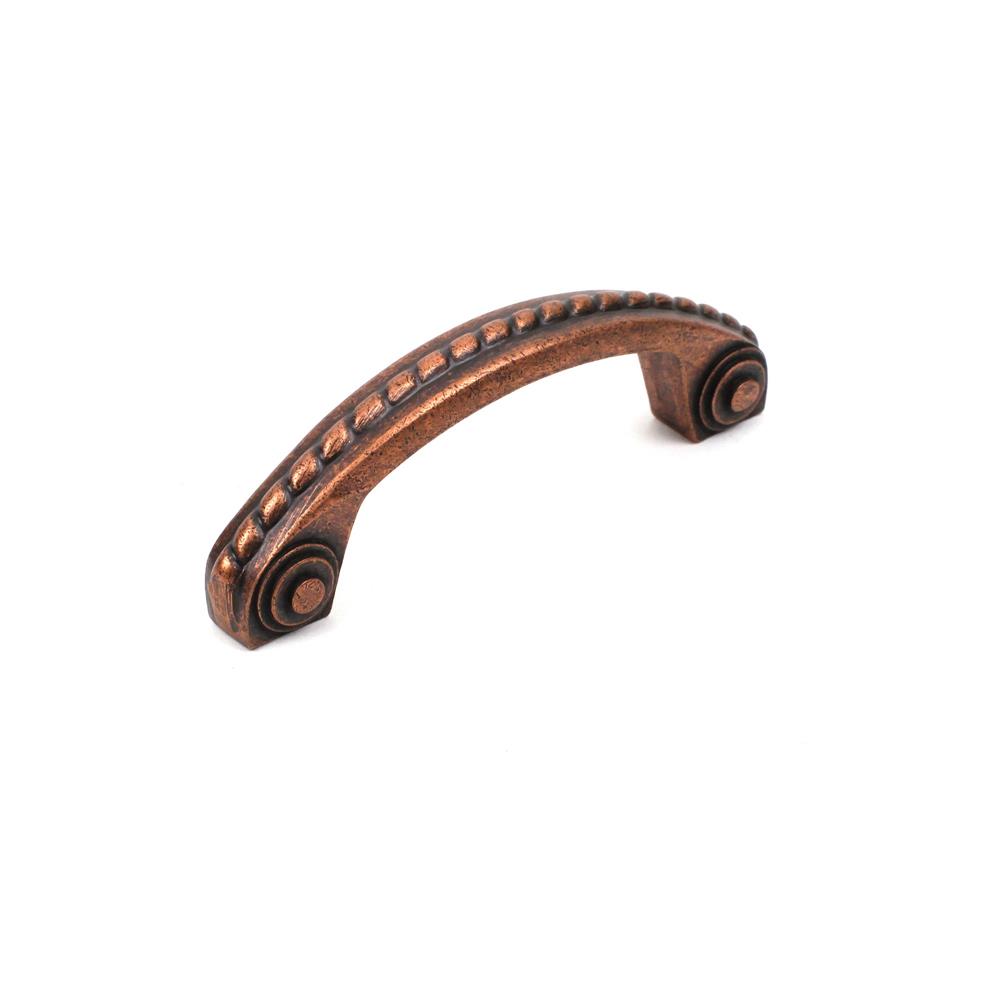 Century Hardware 13553-AC Solid Brass, Pull, 3 inch c.c. Aged Copper in the Hartford collection