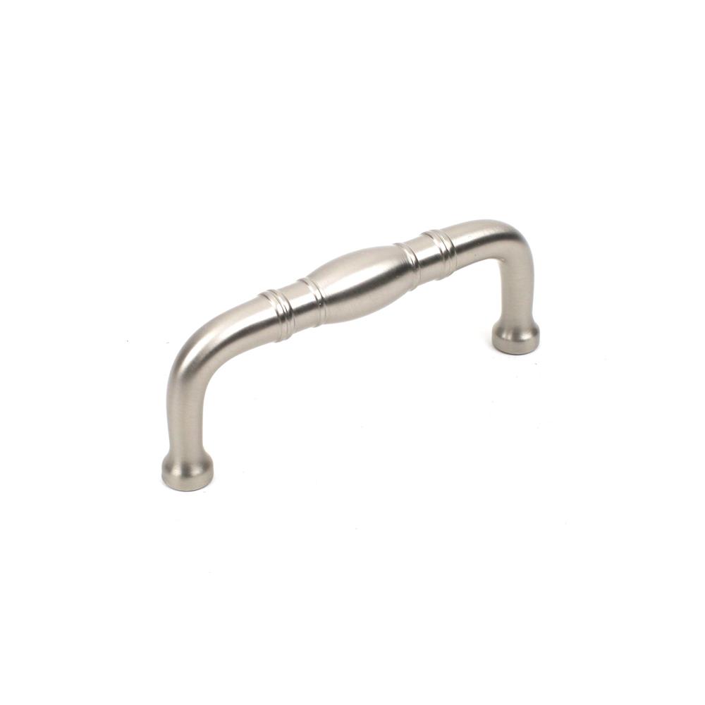 Century Hardware 13843-DSN Solid Brass, Pull, 3 inch c.c. Dull Satin Nickel in the Hartford collection