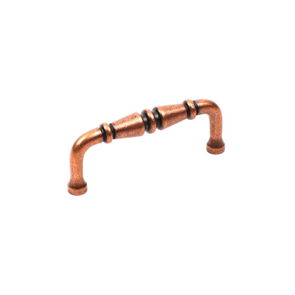 Century Hardware 13853-AC Solid Brass, Pull, 3 inch c.c. Aged Copper in the Hartford collection
