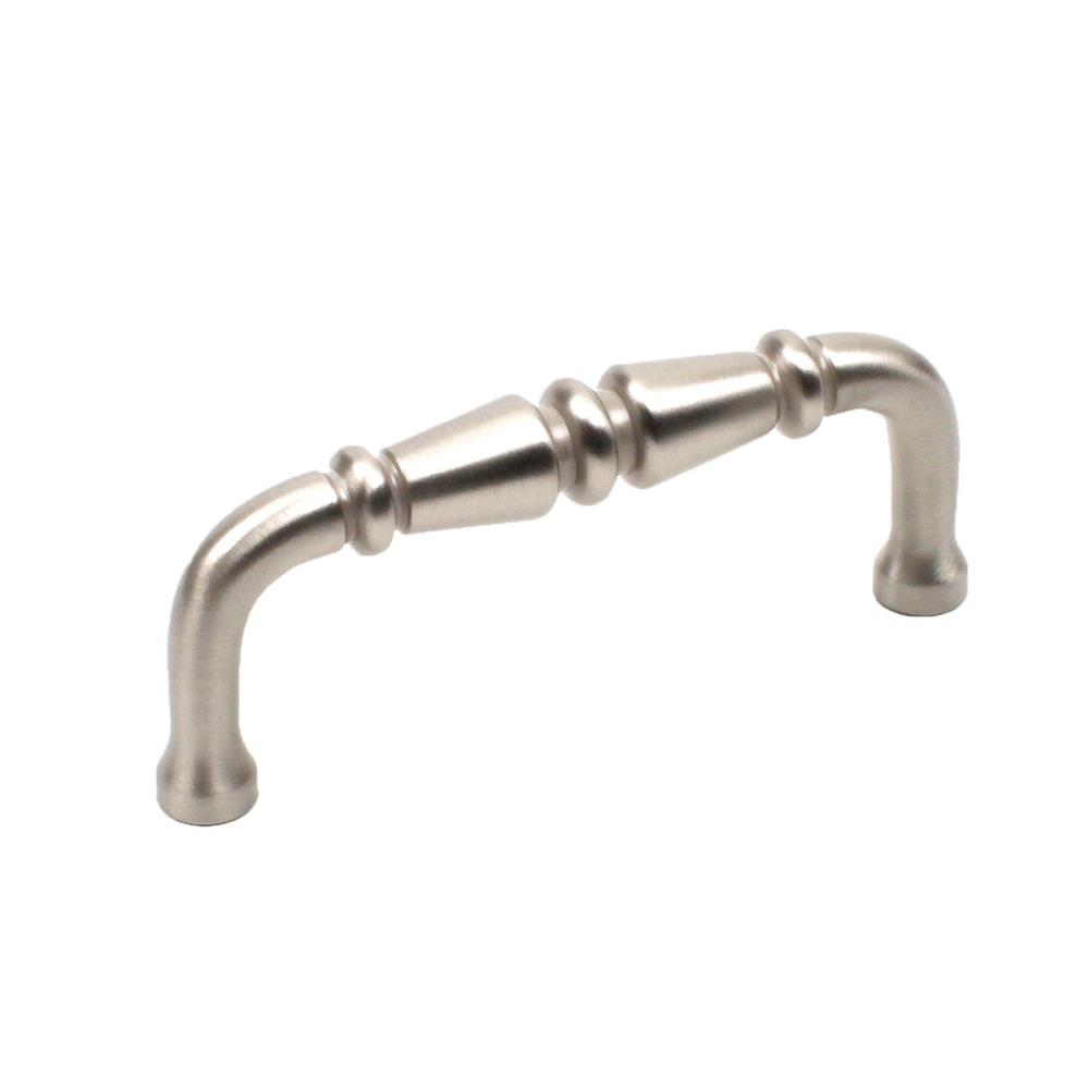 Century Hardware 13853-DSN Solid Brass, Pull, 3 inch c.c. Dull Satin Nickel in the Hartford collection