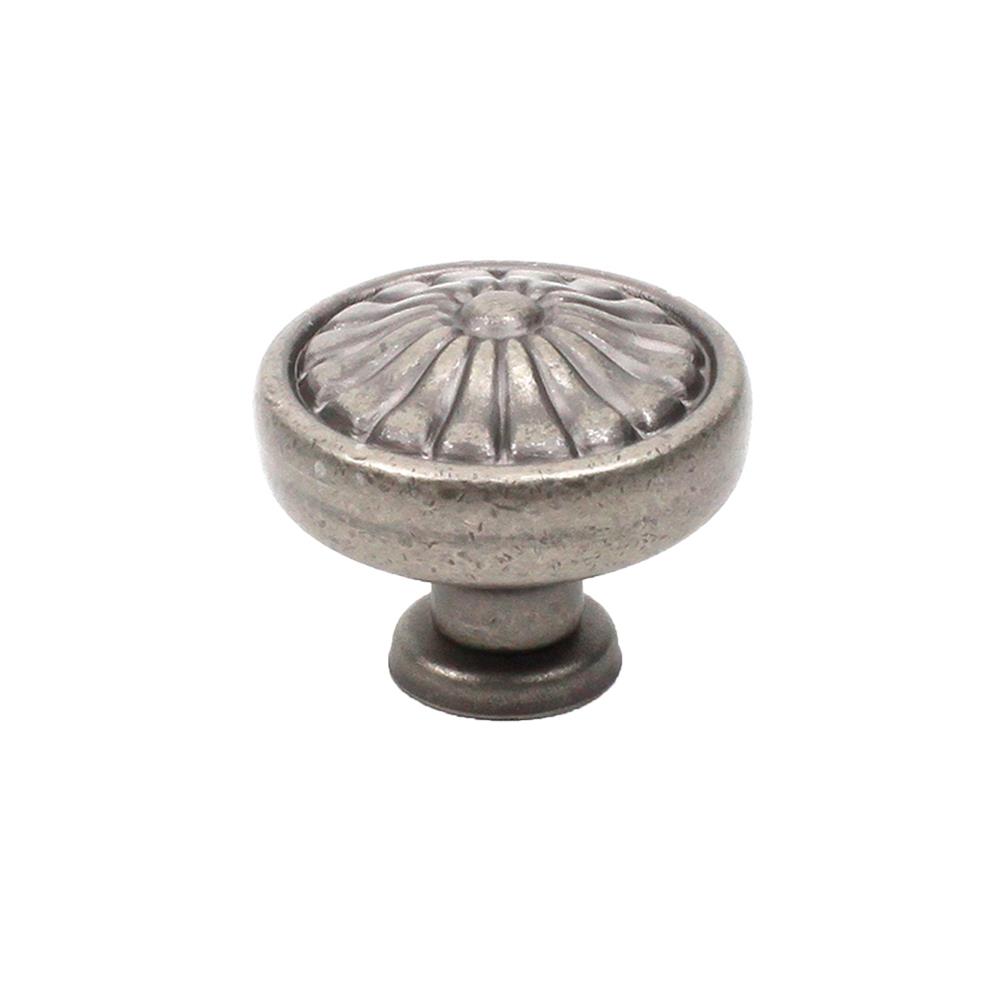 Century Hardware 15326-Ap Solid Brass, Knob, 1-1/4 in. Dia. Aged Pewter