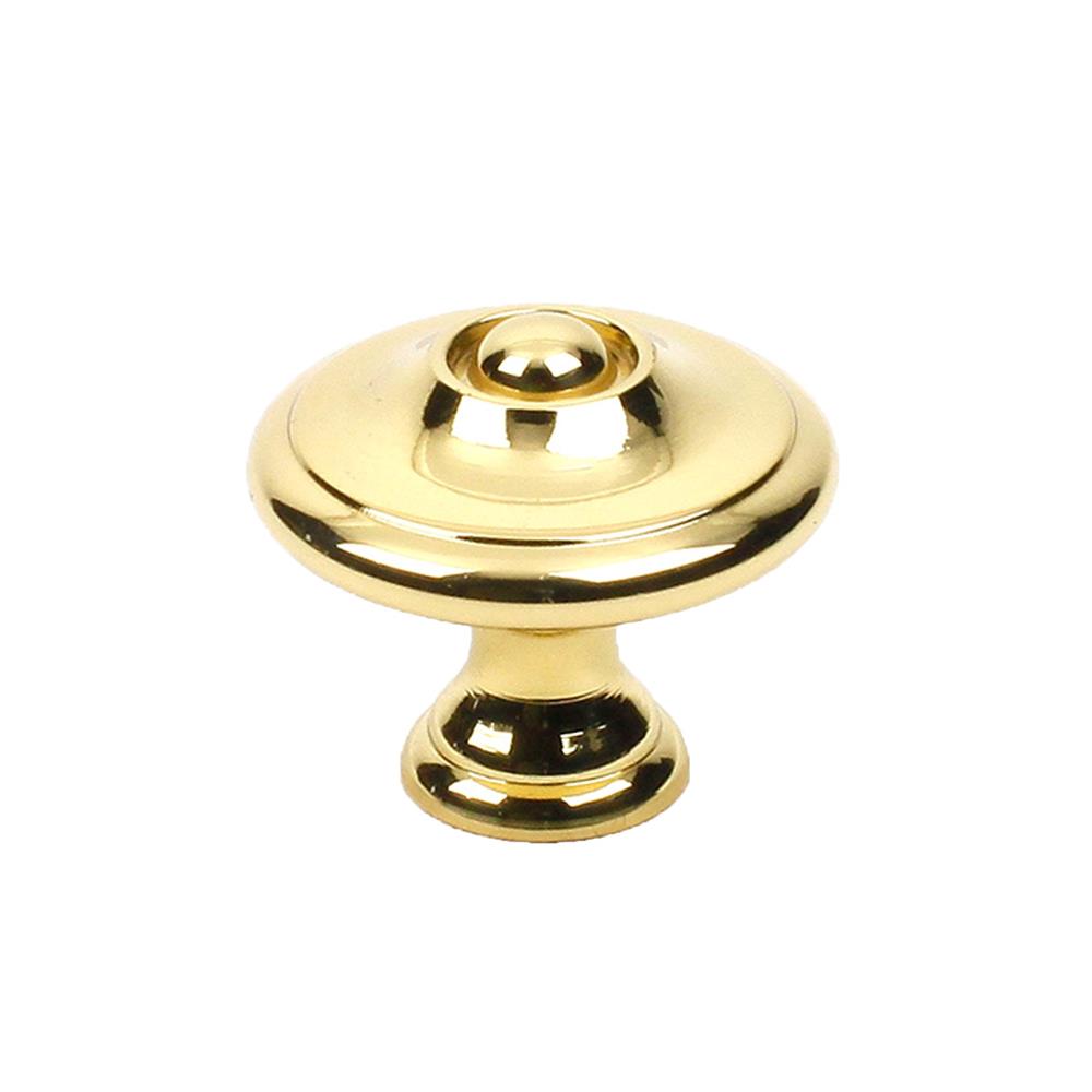 Century Hardware 15825-3 Solid Brass, Knob, 1-3/16 inch diameter Polished Brass in the Hartford collection