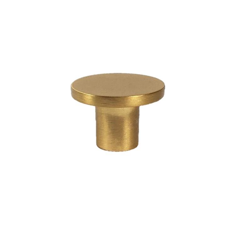 Century Hardware 20613-BG Round Collection 1" Diameter Knob in Brushed Gold