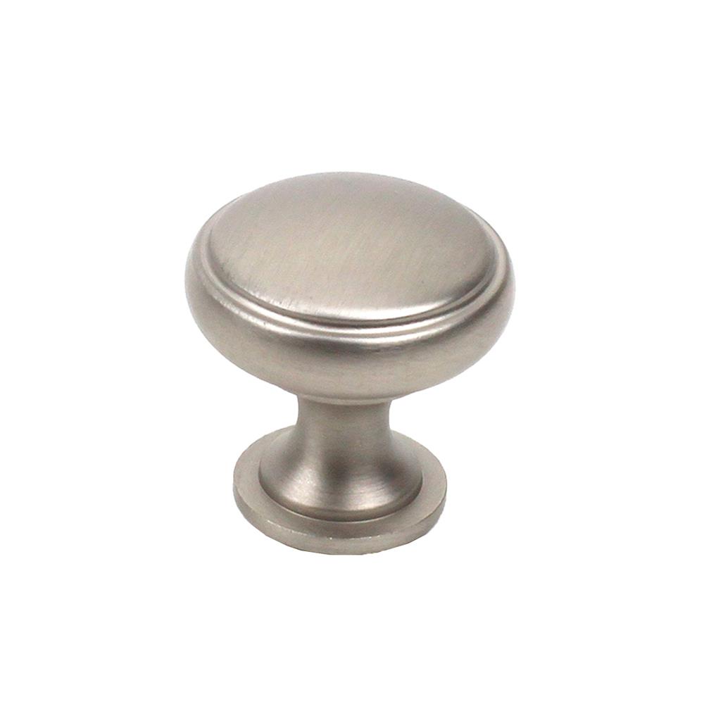 Century Hardware 22205-DSN Zinc Die Cast, Knob,1-3/16 inch dia, Dull Satin Nickel in the Regal collection