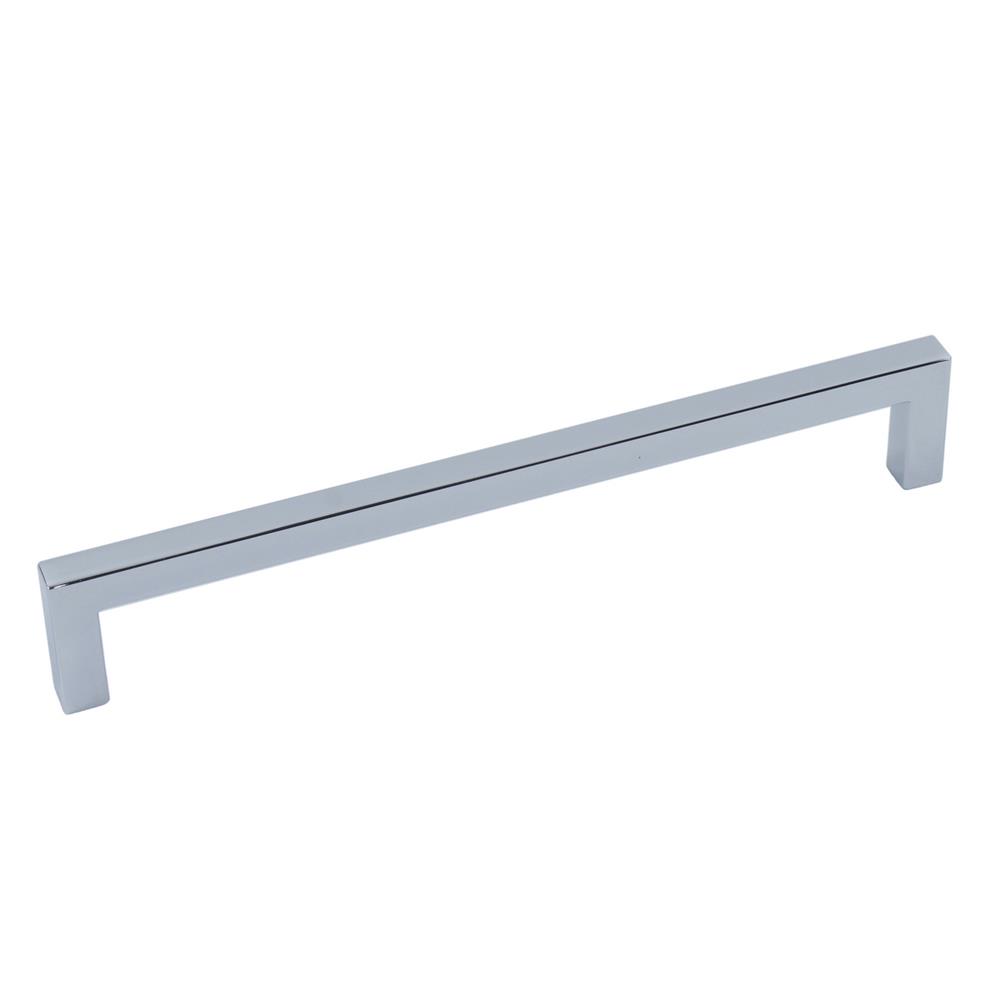 Century Hardware 25749-26 Kai Square Bar - 7 9/16 inches (192mm) cc Pull, Premium Solid Zinc, in Polished Chrome