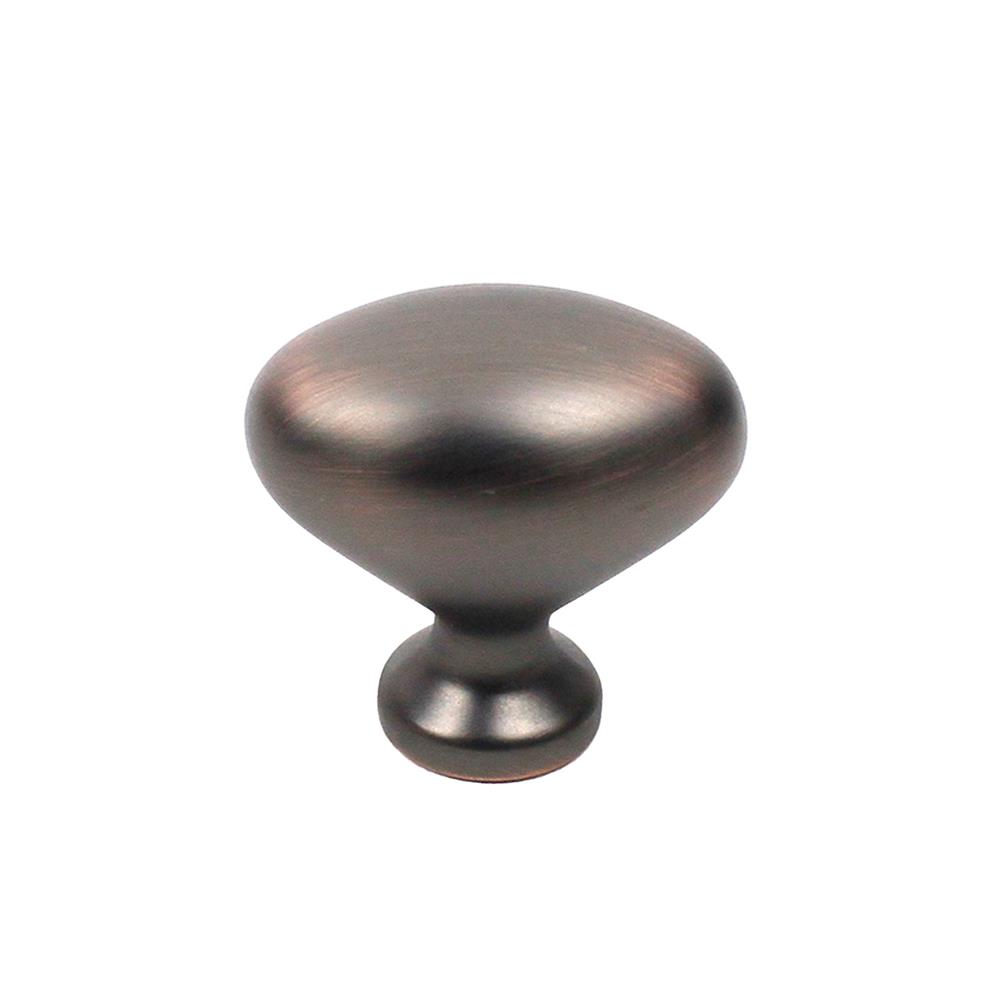 Century Hardware 27117-AZC Zinc Die Cast, Oval Knob, 1-3/8 inch diameter, Antique Bronze / Copper in the Glacier II collection