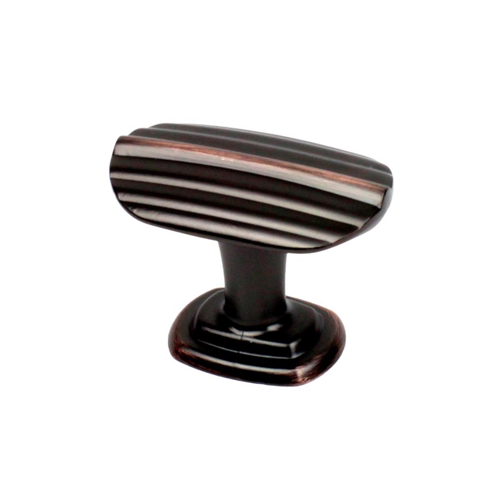 Century Hardware 27305-AZC Isis - T-Knob  in Antique Bronze with Copper