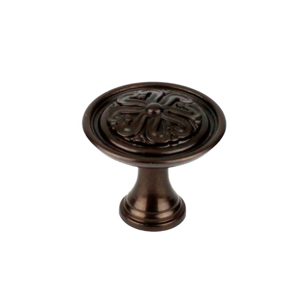 Century Hardware 28015-OBL Zinc Die Cast, Knob, 1-3/16 inch diameter Light Oil Rubbed Bronze in the Iris collection