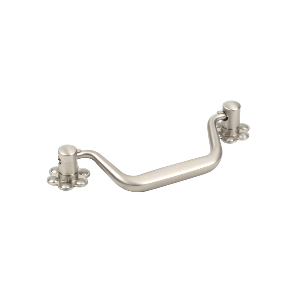 Century Hardware 29236-DSN Zinc Die Cast, Bail Pull, 96mm c.c. Dull Satin Nikcel in the Country collection
