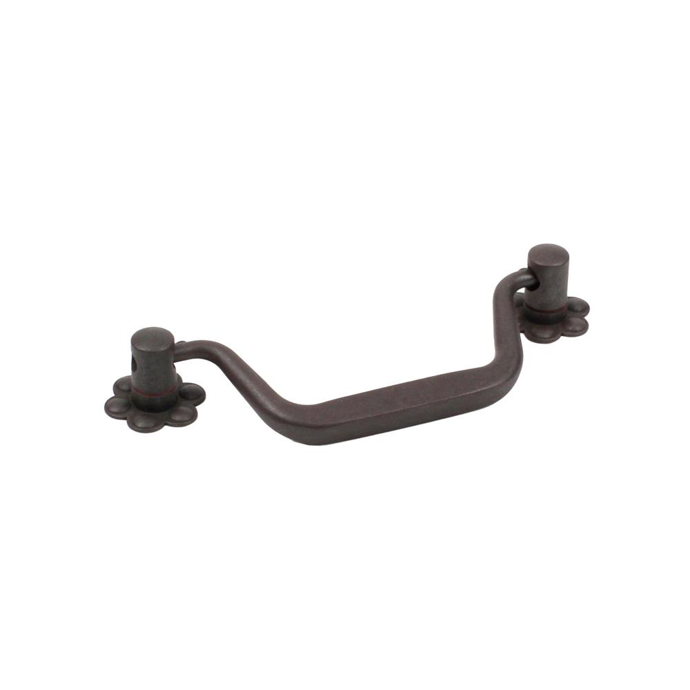 Century Hardware 29236-OI Zinc Die Cast, Bail Pull, 96mm c.c. Olde Iron Rust in the Country collection