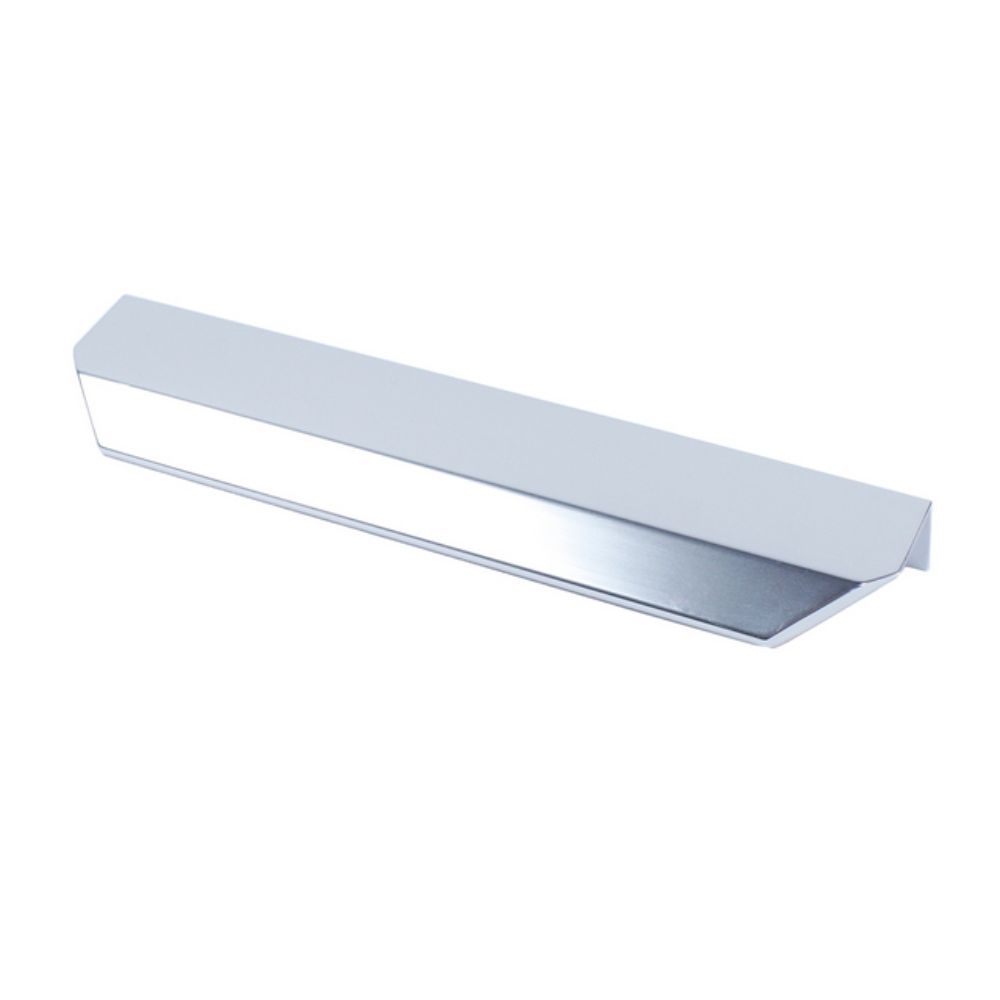 Century Hardware 40288-BSA Soft Glam 5 1/16" Center to Center Modern Edge Pull in Anodized Bright
