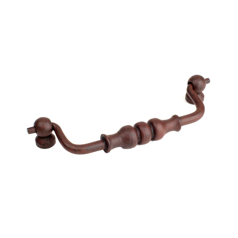 Century Hardware 40348-NR Wrought Iron, Bail Pull, 128mm c.c. Natural Rust in the Savannah collection