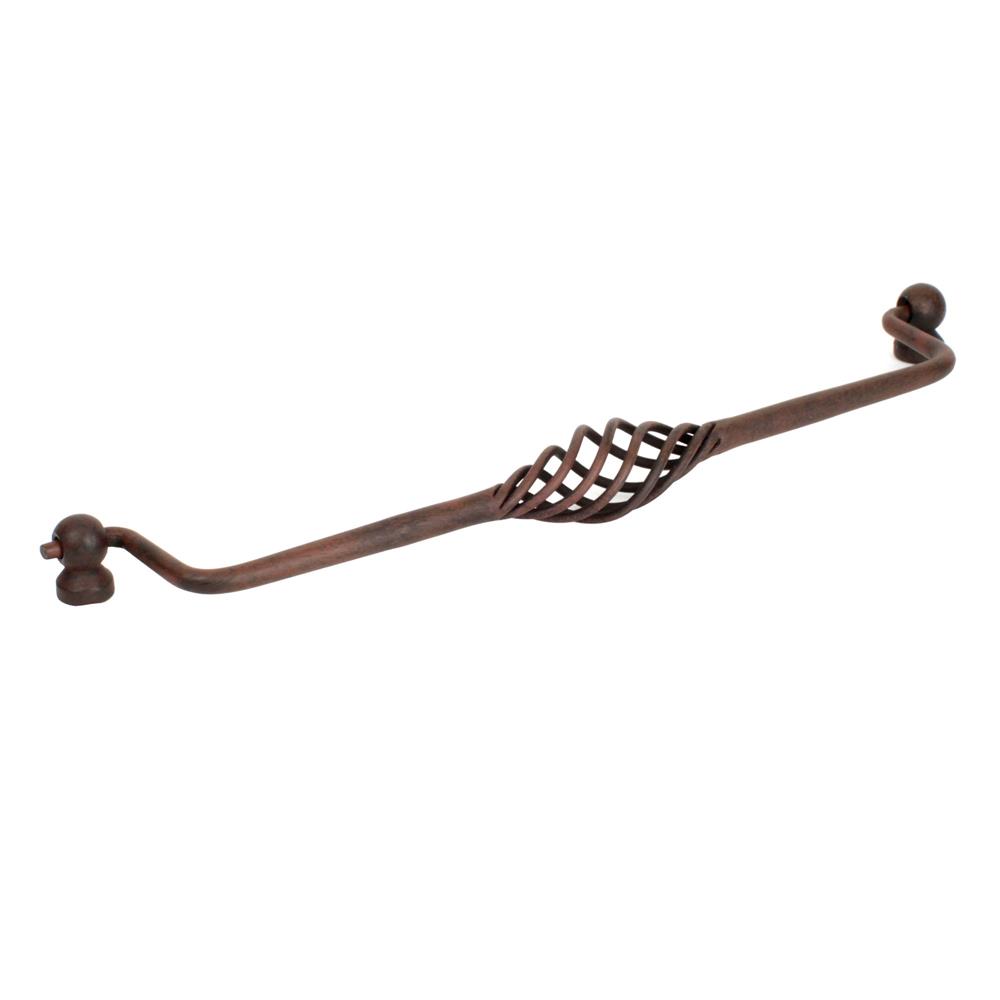 Century Hardware 44039D-NR Wrought Iron, Bail Pull, 10 inch c.c.Natural Rust in the Orleans collection