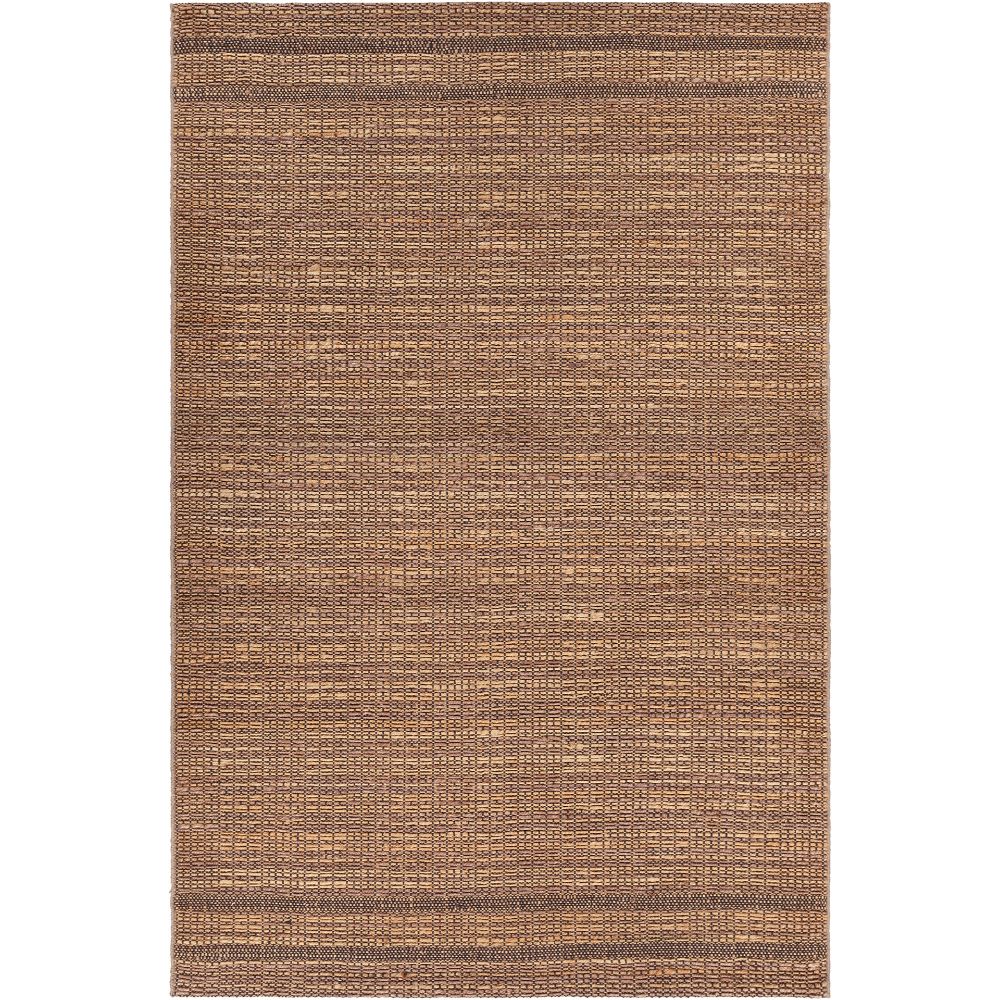 Chandra Rugs AGN-52100 Agnes Hand-woven Contemporary Rug in Natural/Black