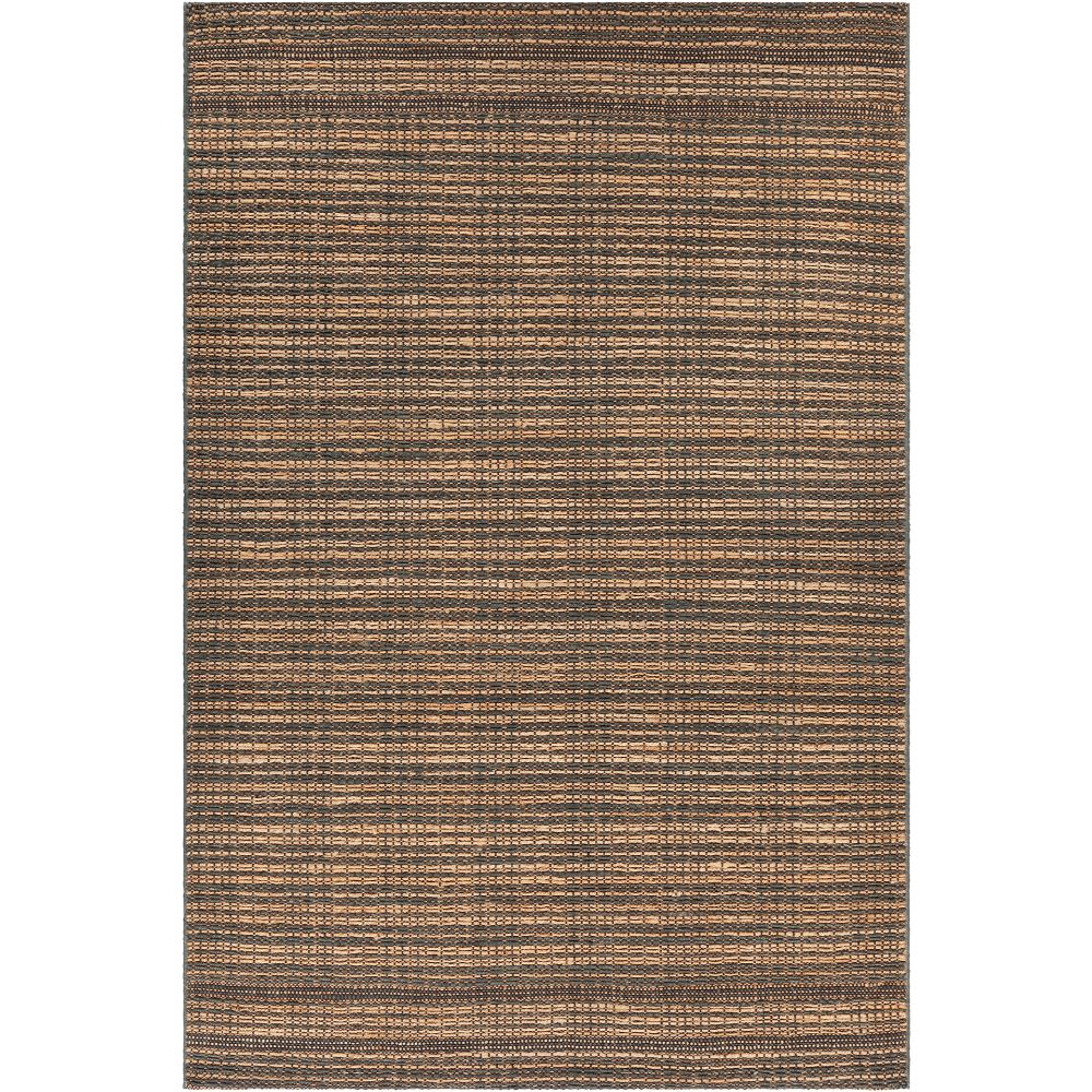 Chandra Rugs AGN-52101 Agnes Hand-woven Contemporary Rug in Green/Natural/Black