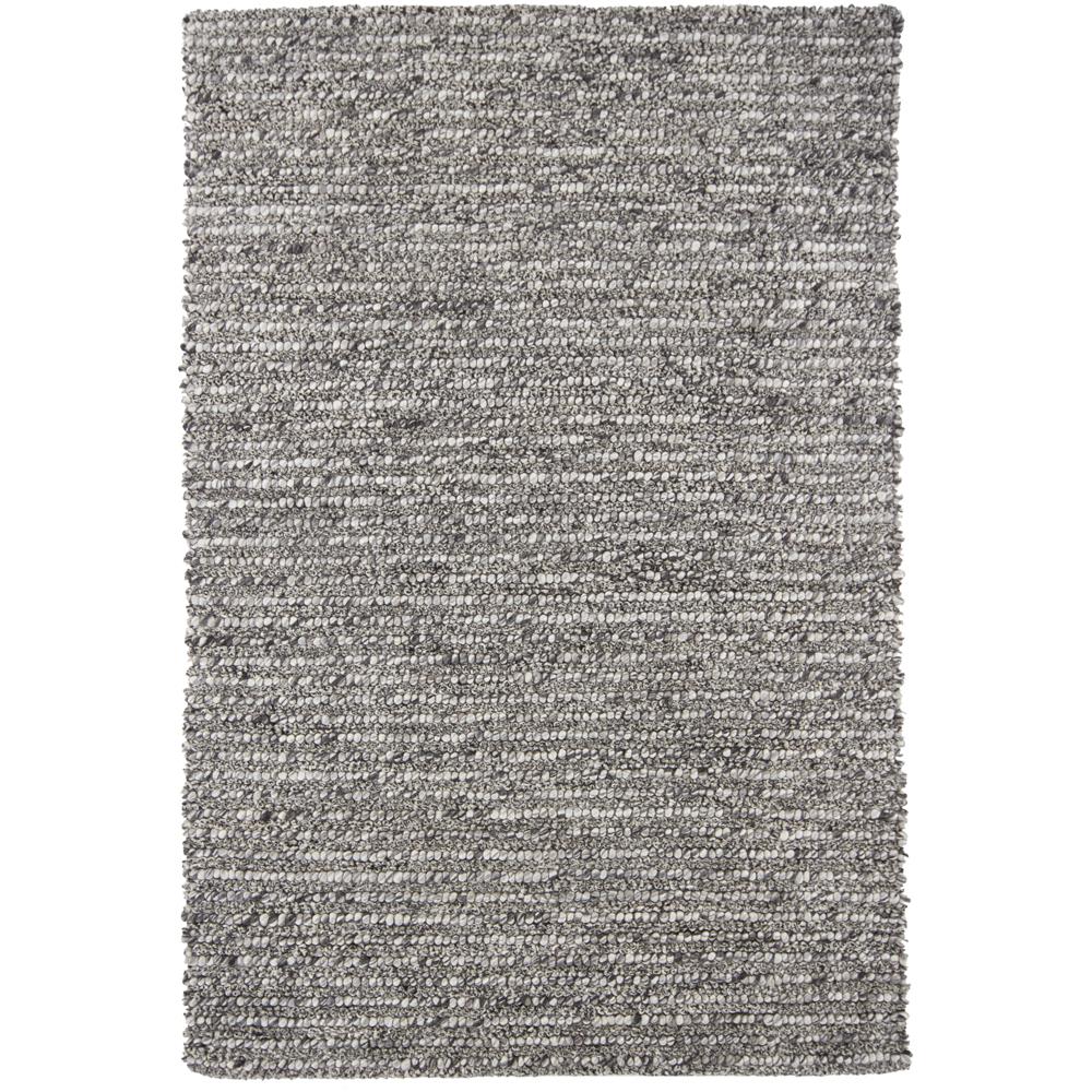 Chandra Rugs ANN11402 ANNI Hand-Woven Contemporary Rug in Grey/Ivory, 9