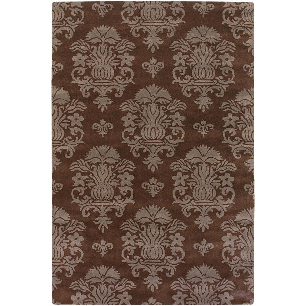 Chandra Rugs ANT128 ANTARA Hand-Tufted Contemporary Rug in Brown/Taupe, 7