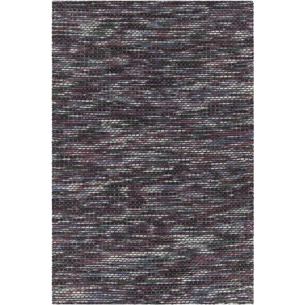Chandra Rugs ARG51500 ARGOS Hand-Woven Contemporary Wool Rug in Purple/Multi, 5