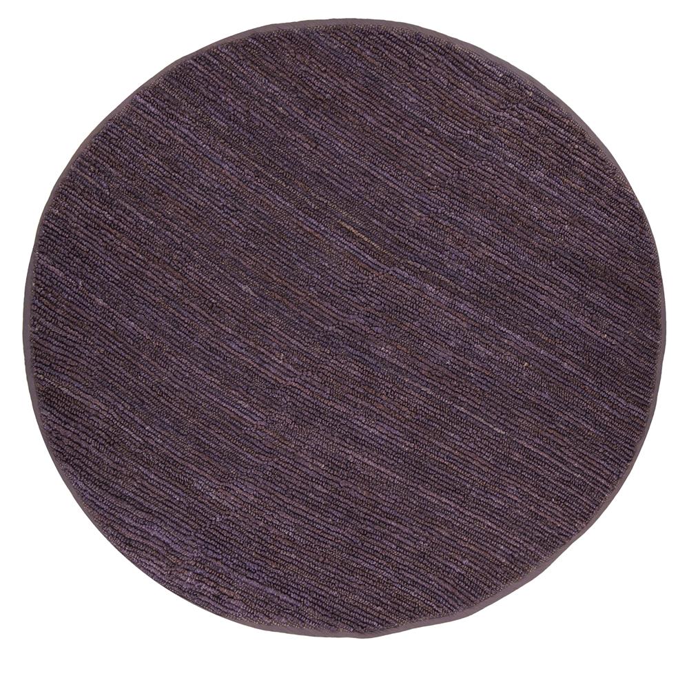 Chandra Rugs ARL29904 ARLENE Hand-Woven Solid Color Jute Rug in Purple, 7