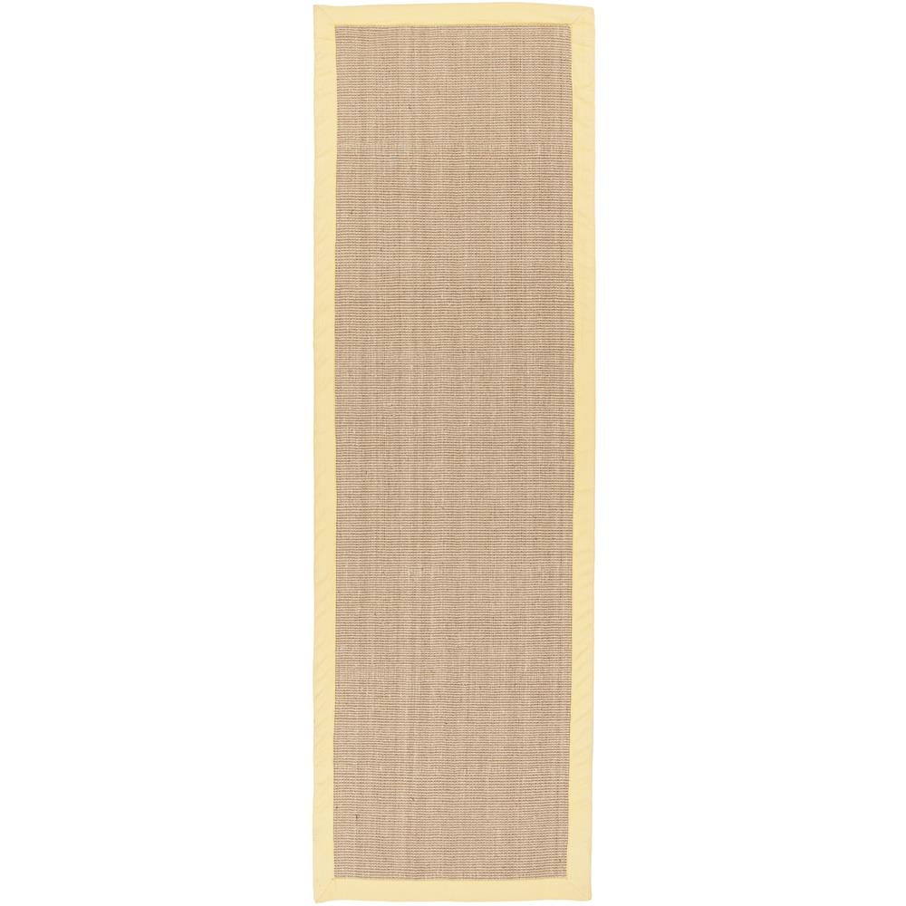 Chandra Rugs BAYYEL BAY Hand-Woven Contemporary Sisal Rug in Tan/Yellow, 2